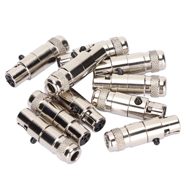 10-delt Mini Metal XLR Adapter 5-Pin XLR-stik til Stereo Mikrofonkabel Display Højttaler Audio Interface