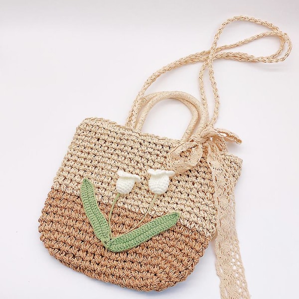 Summer Beach Bag, handgjord väska Damhandväska B29xh26(cm) c126