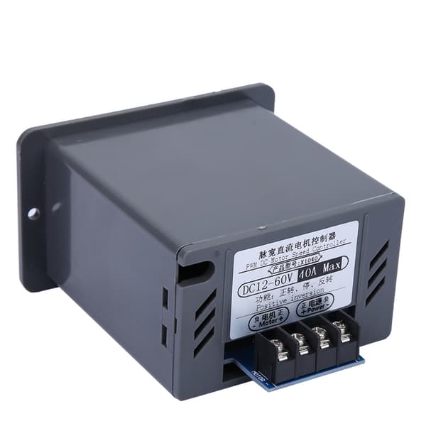 DC 12-60V 40A PWM Motorhastighetskontroller CW CCW Reversibel Bryter
