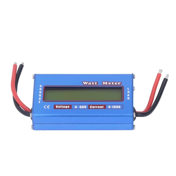 Eksakt RC Volt Amp Watt Tester med LCD-skjerm for solsystem