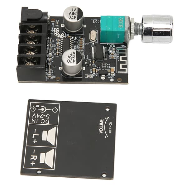 Bluetooth 5.0 Digital Effektforstærker Board Mini Stereo Forstærker Modul med Kontakt og Justerbar Lydstyrke