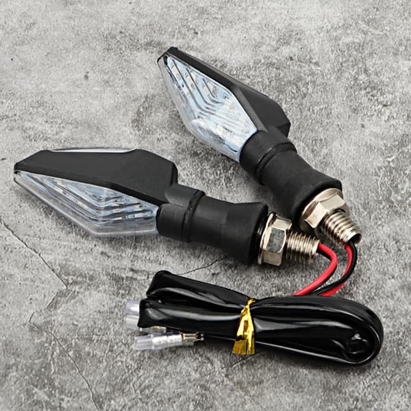 2. generation 12 LED dobbeltfarvede blinklys til motorcykel scooter ATV tilbehør MK024