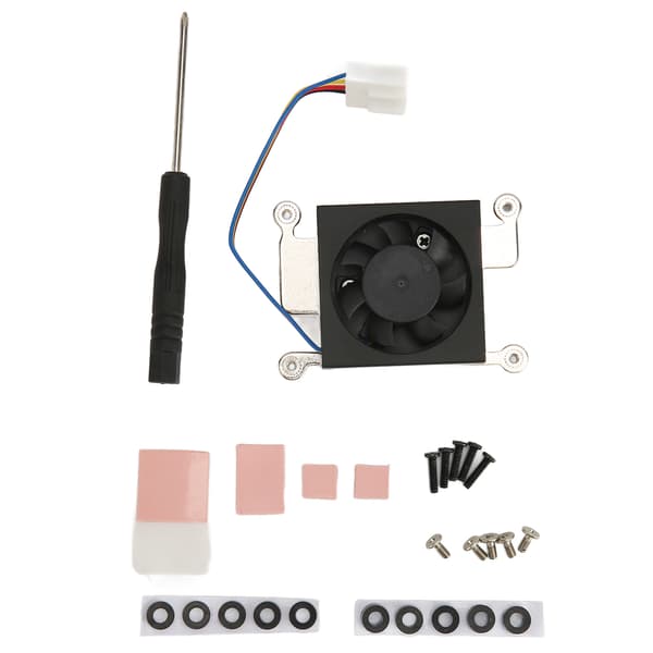 til RasPi CM4 Køleventilator 5V 3007 Lav Støj Køleventilator med Varmeafledningsmærkat
