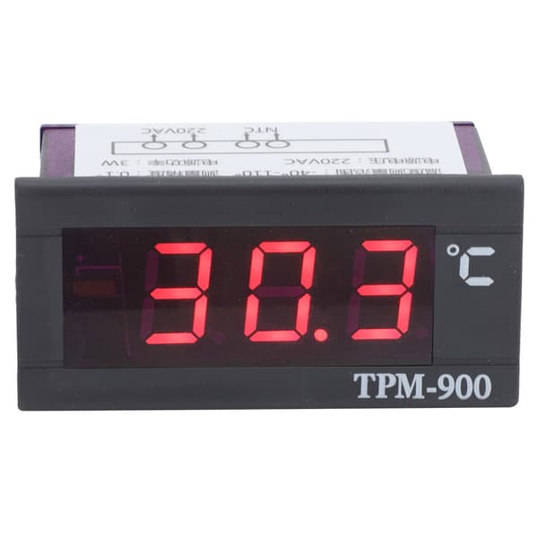 LCD digital temperaturpanelmåler -40℃ til +110℃