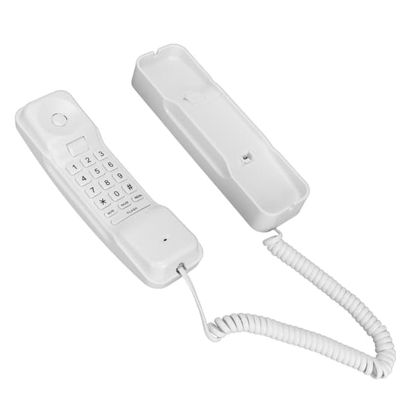 Väggmonterad sladdtelefon för hemmakontor hotellrum