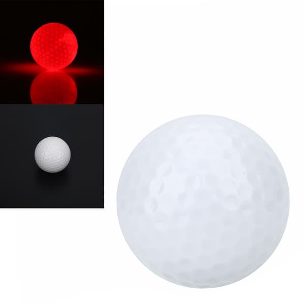 Rød LED Golfball Natttrening