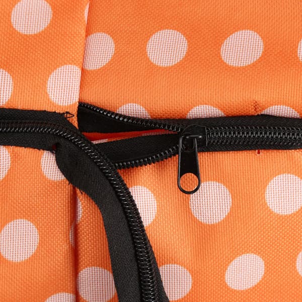 Foldbar dobbeltbruks rullende handlepose - Oxford stoff