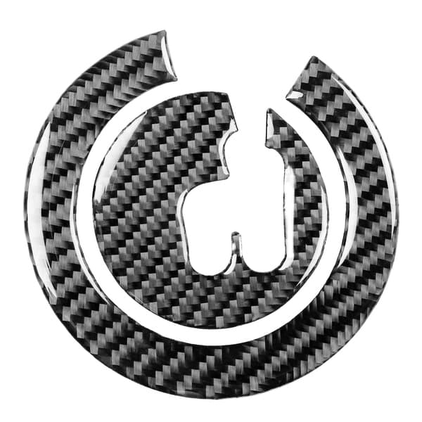 2 stk. Girskeftepanel Deksel Trim Karbonfiber Passer til Prius 2012‑2015 Høyre Håndstyring