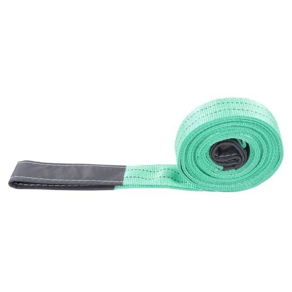 Kraftig Industriel Krankløftestroppe Polyester Rigging 2000 kg Kapacitet 4 m 2 Øje Grøn
