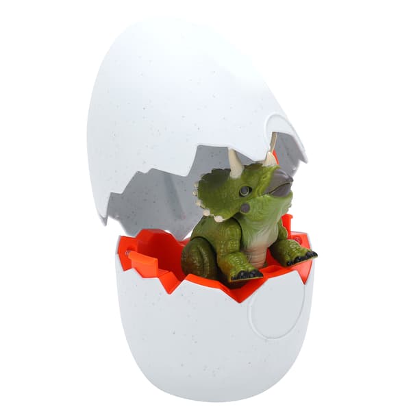 Smart Dinosaur Egg Toy Vivid Hatch Triceratops Berøringssensorlys for gutter jenter