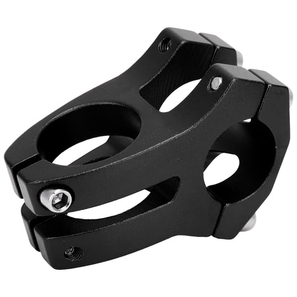 LUNJE 25.4x35mm Hul Legering Cykelstyr Kort Riser Sort