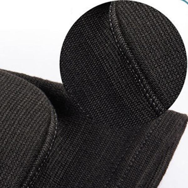 Ett par halkfria mjuka knäskydd för dans som andas Black S