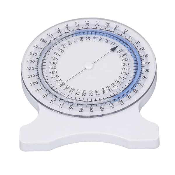 Professionel bobleinklinometer til fysioterapi, lækagesikker, nøjagtige målinger, blå til studerende