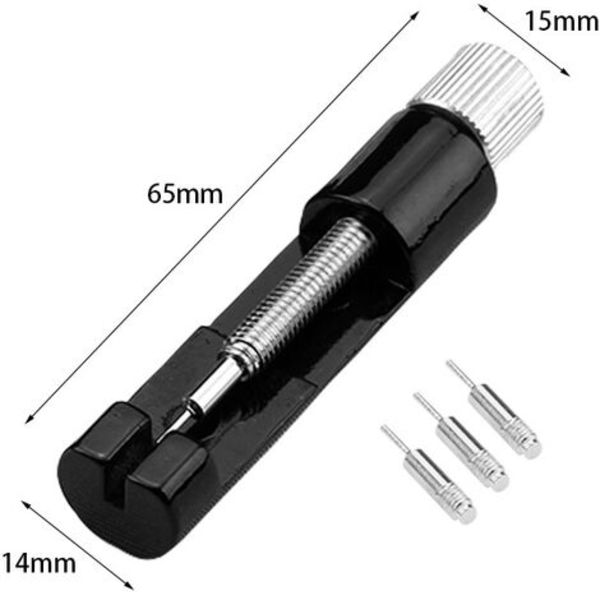 Fonepro 1 st pinnstansverktyg, watch , med 3 stift, justerbart pinnstansverktyg, watch , urmakarverktyg, för justering av watt