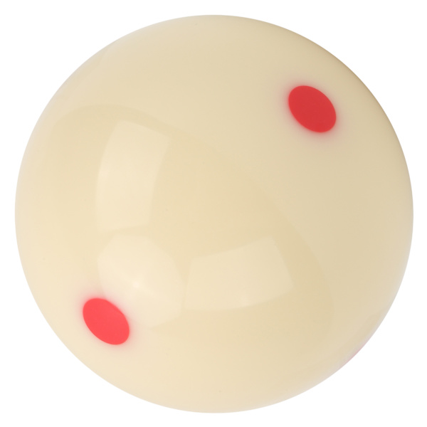 Standard træningskøbold til pool - 57,2 mm Red Dot Practice Billardtilbehør