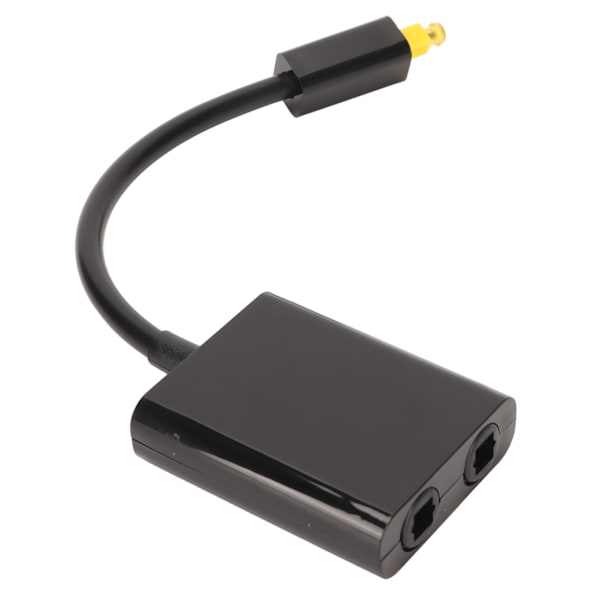 1x2 Digital Optisk Audio Splitter Fiber Optisk Kabel til DVD CD Afspiller Computer Forstærker Sort