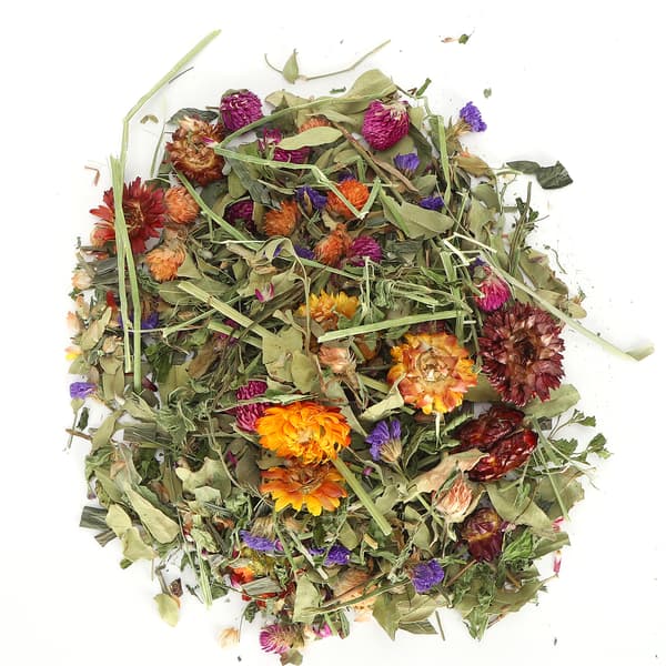 Naturlige tørrede blomster Hamster Marsvin Strøelse Absorberende kattegrus 50g
