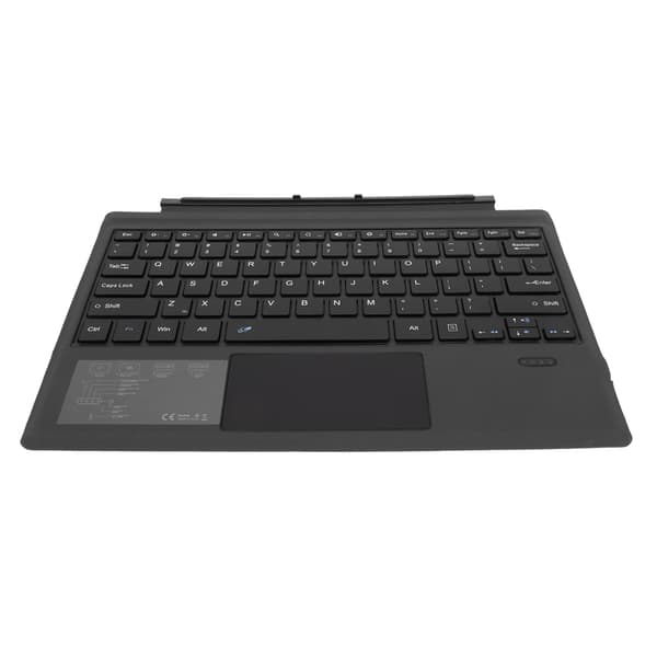 Trådlöst Bluetooth-tangentbord med pekplatta för Surface Pro 7 Plus 7 6 5 4 3 10 m räckvidd svart