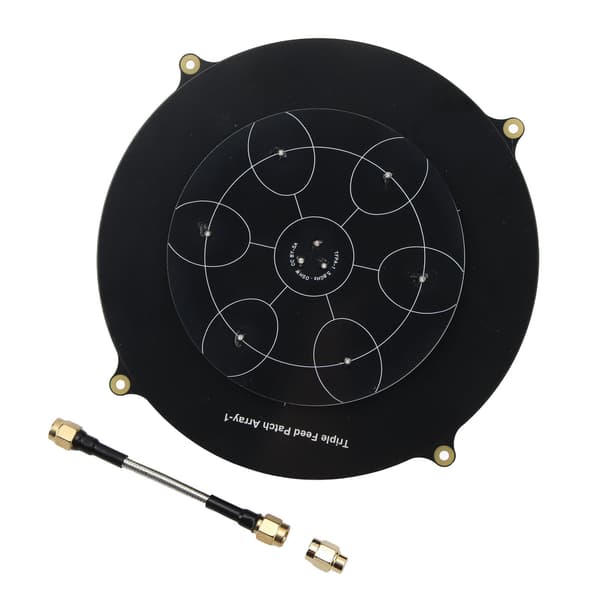 5,8 GHz FPV Triple Feed Patch Antenn SMA Riktad Cirkulär Polariserad Antenn för FPV RC-drönare
