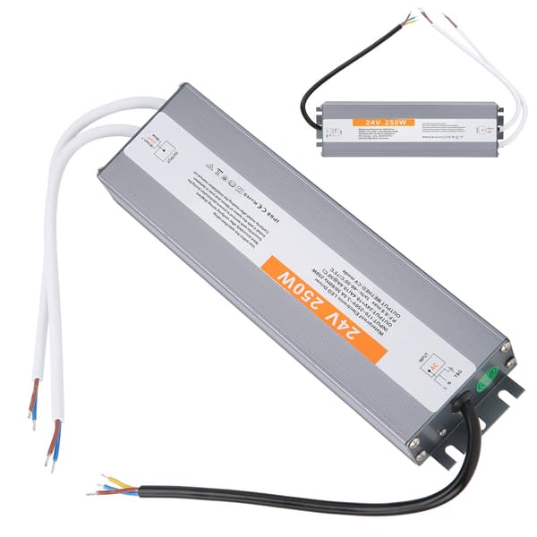 Vattentät LED Strömförsörjning 250W AC170-250V Drivrutin Transformator DC24V