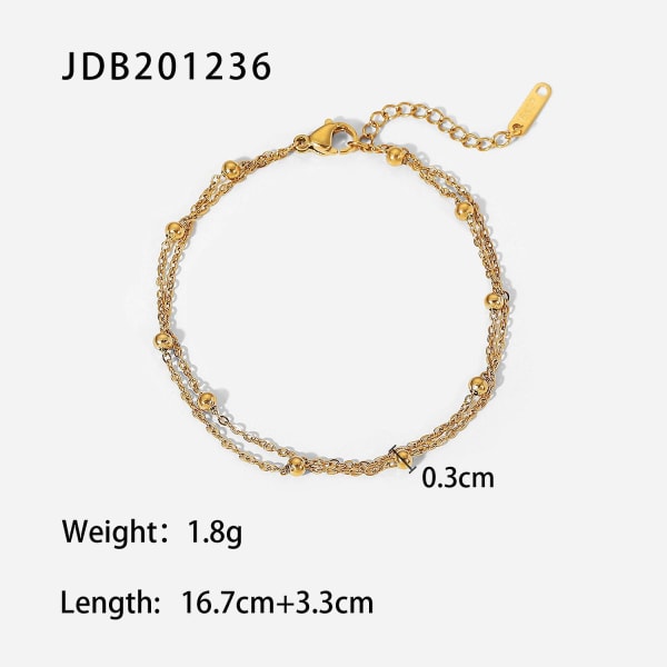 Armbånd Zircon Daily Outfit Metallic Element B1491 JDB201236