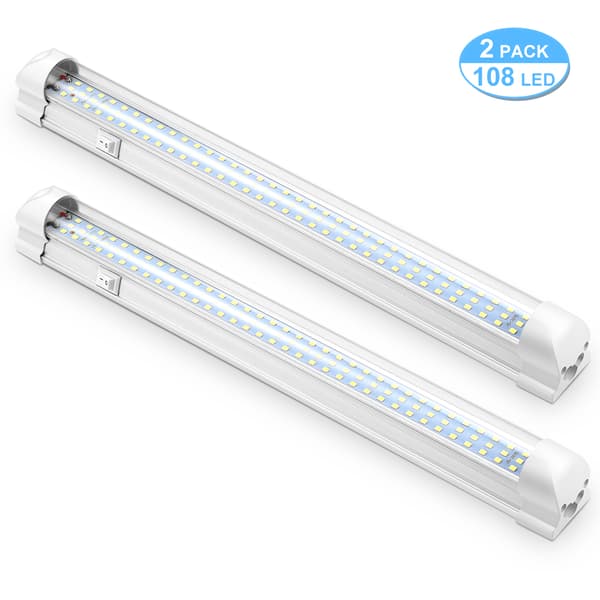 FBA DC12V LED-sisävalaistus RV-lamput 2 kpl