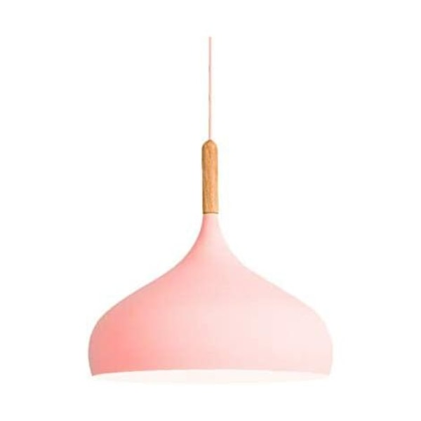 Pohjoismainen moderni kattovalo Ravintola Baari Cafe Ravintola 24cm (vaaleanpunainen)
