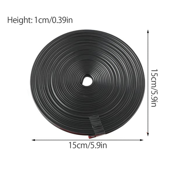 8 Meter Bil Legeringsfelg Beskyttelse Dekkbeskyttelse Gummikantstripe