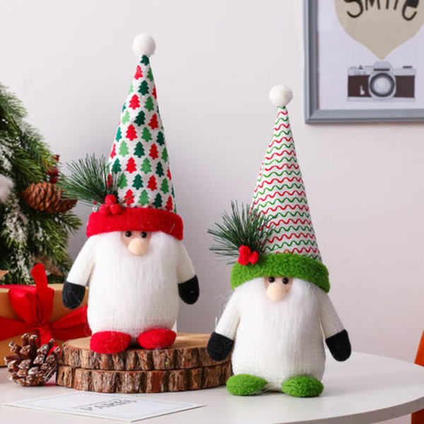 2 joulun pehmotonnisen set Kodinsisustus Gnome Four Seasons Soveltuva ruotsalainen kääpiöpatsas Kahvilan kulmakoriste