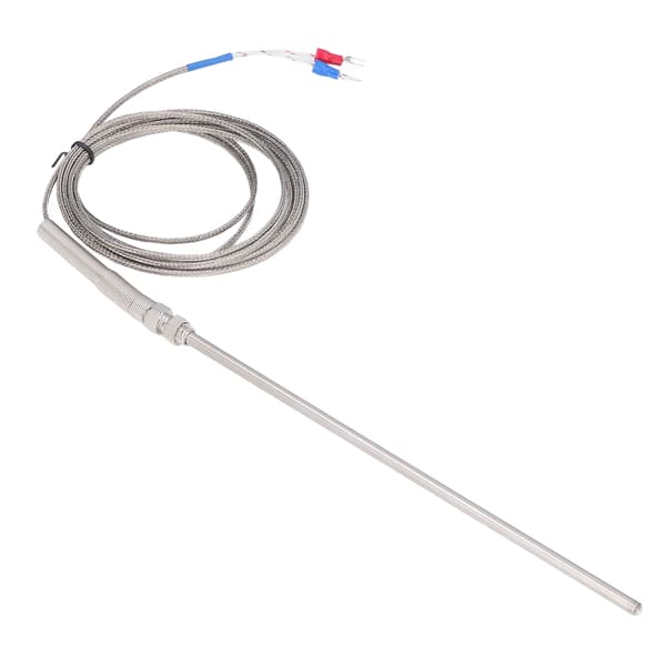 K Typ Termoelement Temperaturprob i Rostfritt Stål 200mm 3m