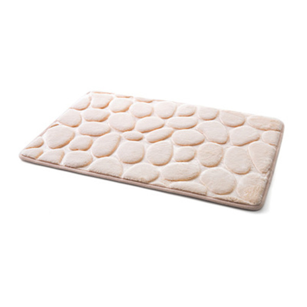 3D stengolvmatta kök och badrumsmatta halkfri absorberande matta, A02,