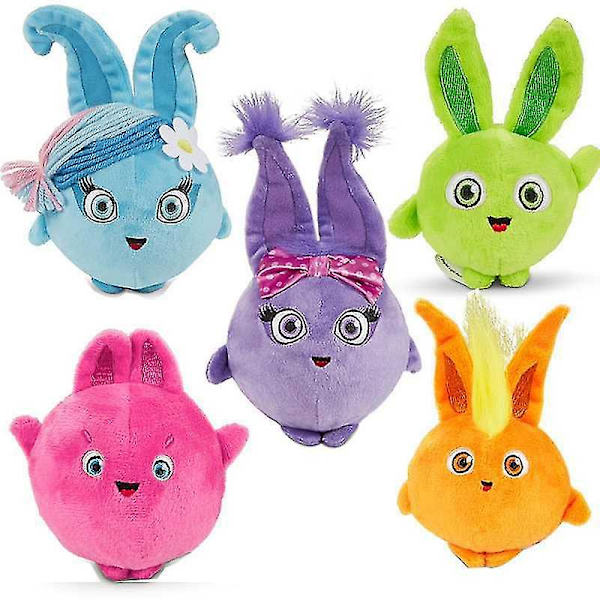 Pehmeät täytetyt eläimet Aurinkoiset Puput Sarjakuva Pehmolelut Lapset Aikuiset Syntymä full set(5pcs set)