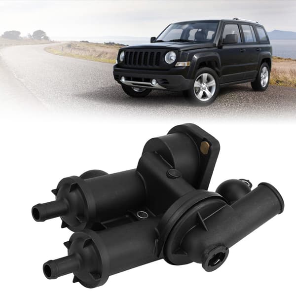 68003582AB Kjølevæsketermostat med hus for Chrysler Sebring Dodge Caliber Jeep Compass