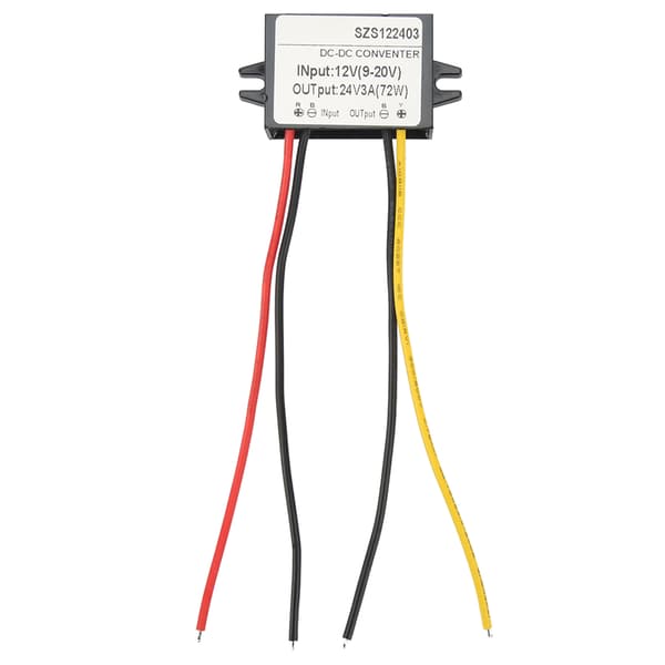 DC til DC 12V 9-20V til 24V 3A Boost Converter Vandtæt Ultratynd Step Up Converter til elektrisk udstyr