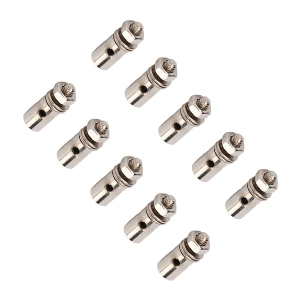 10 stk. 1,3 mm Servo Push Rod Connector Justerbar Linkage Stopper