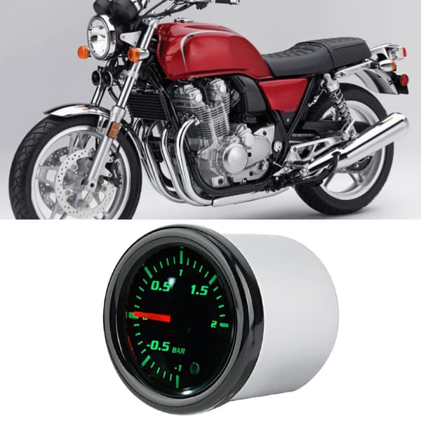 52mm Universal Motorcykel LED Turbo Boost Måler med Sensor