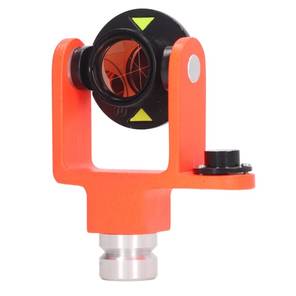 Prisma för totalstationer, enkel lutning, mätutrustning 0 eller -30 mm offset