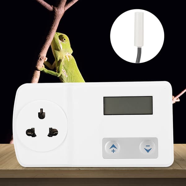 Intelligent Digital Display Reptil Termostat Temperaturregulator AU Plugg 220V