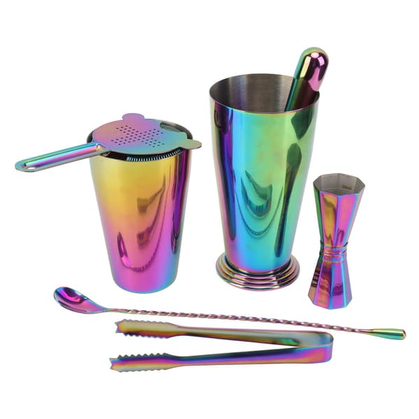 Professionell 304 Rostfritt Stål Termisk Isolering Cocktail Shaker Jigger Set för Bar Restaurang