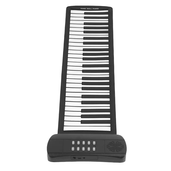 Roll Up Piano 49 Tangenter 4D Surround Sound USB Batteri Bærbart Keyboard til Børn Begyndere PM49