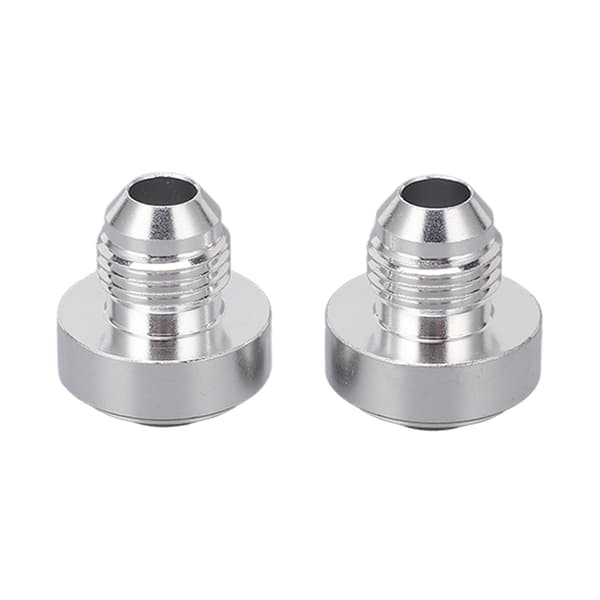 2 STK AN6 Aluminiumslegering Universal 1/2in Rørfittingsadapter