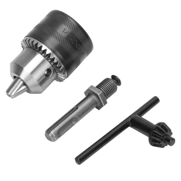 SDS-sovitin pyöreällä varrella, avaintyyppinen poraistukka 1,5–13 mm 1/2-20UNF