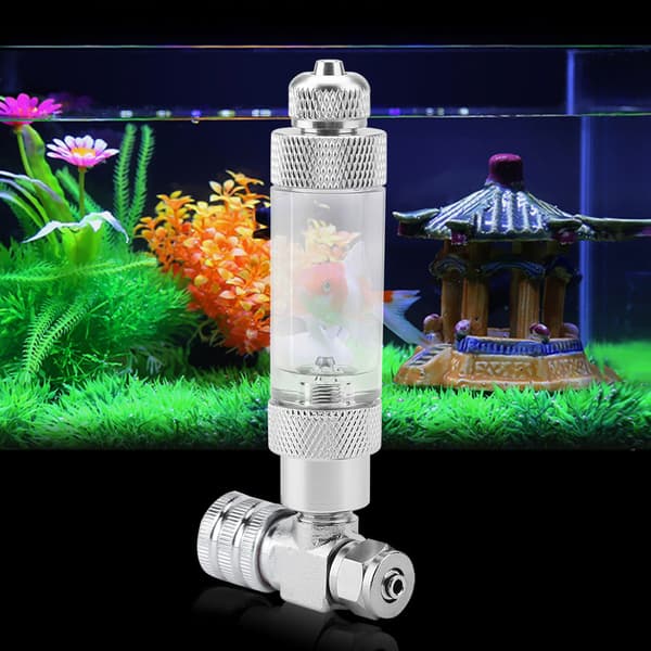 CO2 Regulator Akvariumsystem Nål Kontrollventil Bubbelräknare Akvarietillbehör 03