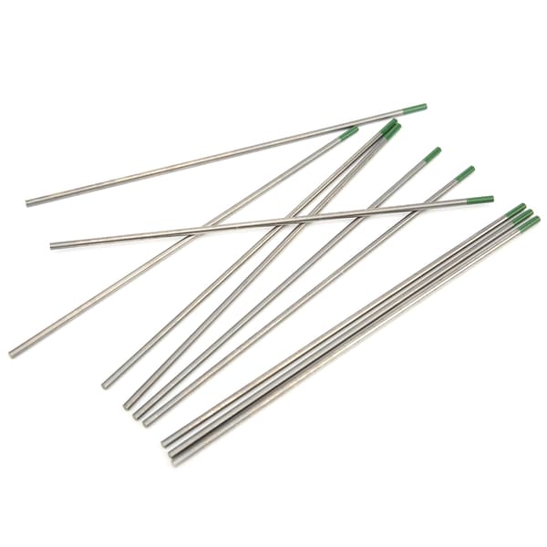 10-pak Grøn Tip TIG Wolframelektrode 2,4 x 150 mm Svejsetilbehør