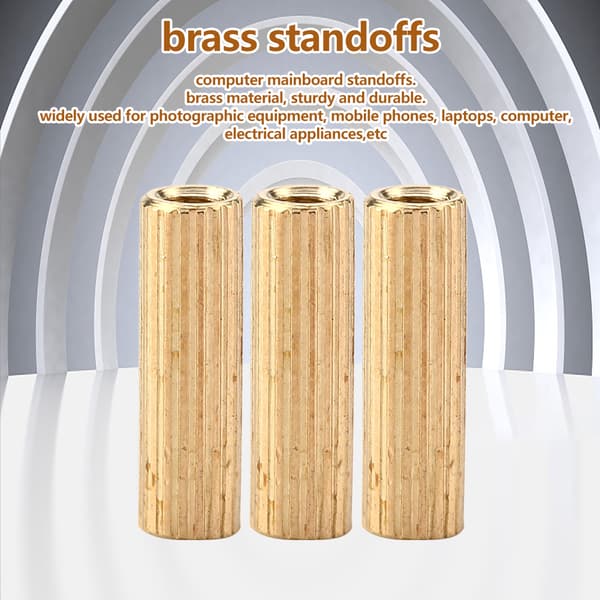 100 stk. M2 Messing Bundkort Afstandsstykke Kit M2x9