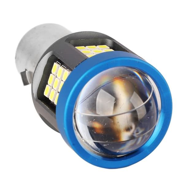 Hög Ljusstyrka LED Motorcykelstrålkastare Vit Aluminiumlegering BA20D