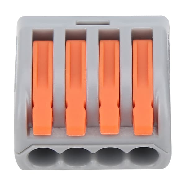 50 stk. Push Wire Connector Mini Hurtig Kompakt Terminalblok Parallel PCT-214