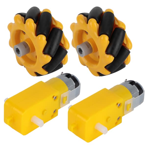 Älykäs robottiauto Mecanum-pyörä 48mm DIY-lelukomponentit
