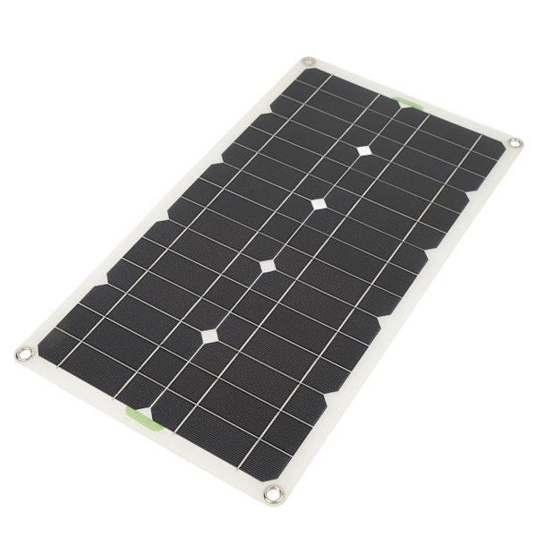 Bobilsolcellepanel 250W Mono Solcelleladerpanel Dobbel USB-port for billading med 30A kontroller