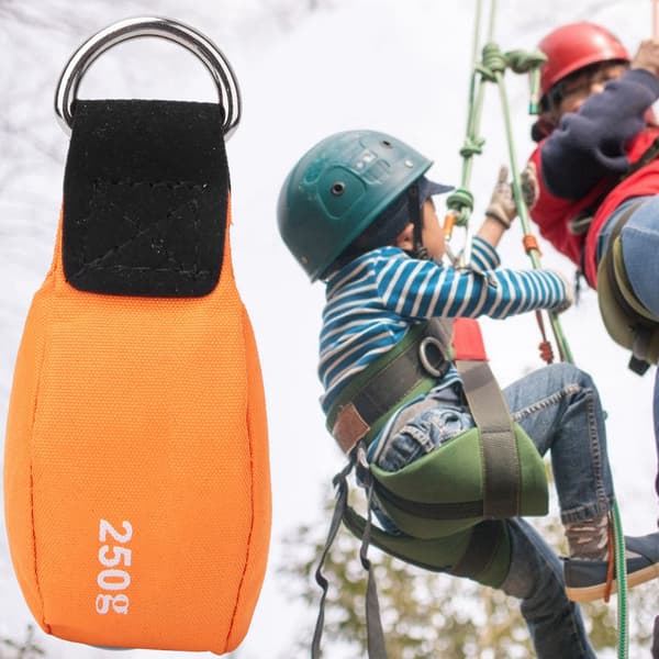 Orange Nylon Klatretræ Kastepose Lille Sandpose til Bjergbestigning